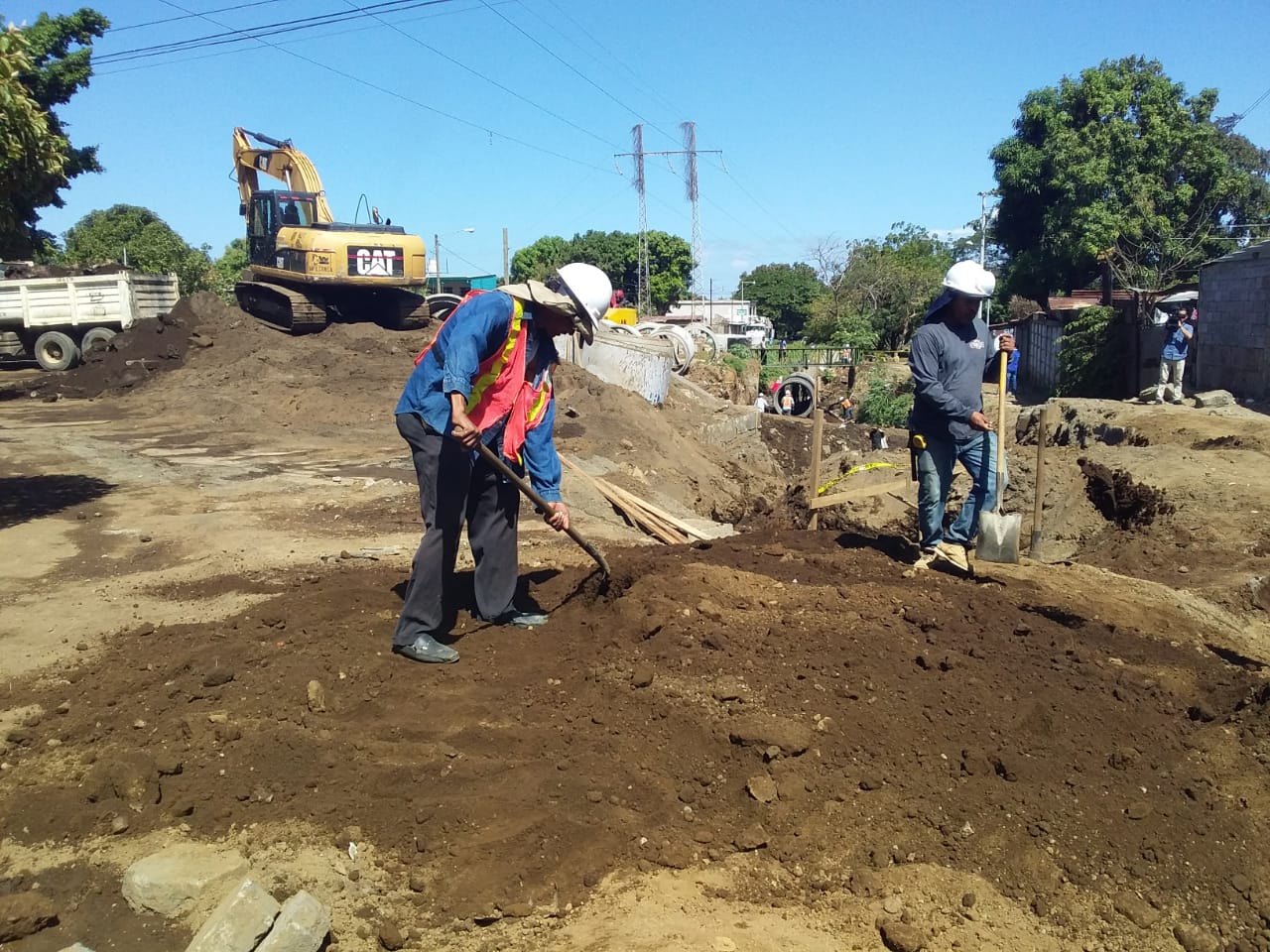 Alcaldía de Managua realiza obras de drenaje como parte del Plan