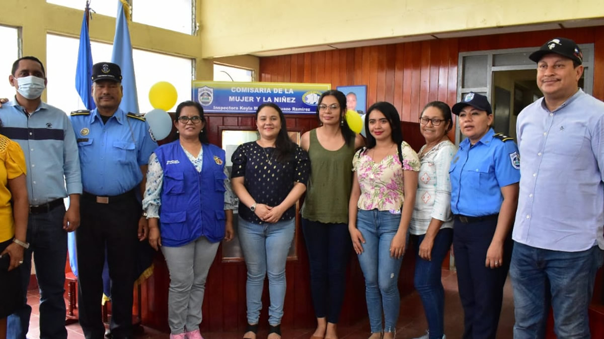 Policía de León inaugura Comisaría de la Mujer en Achuapa