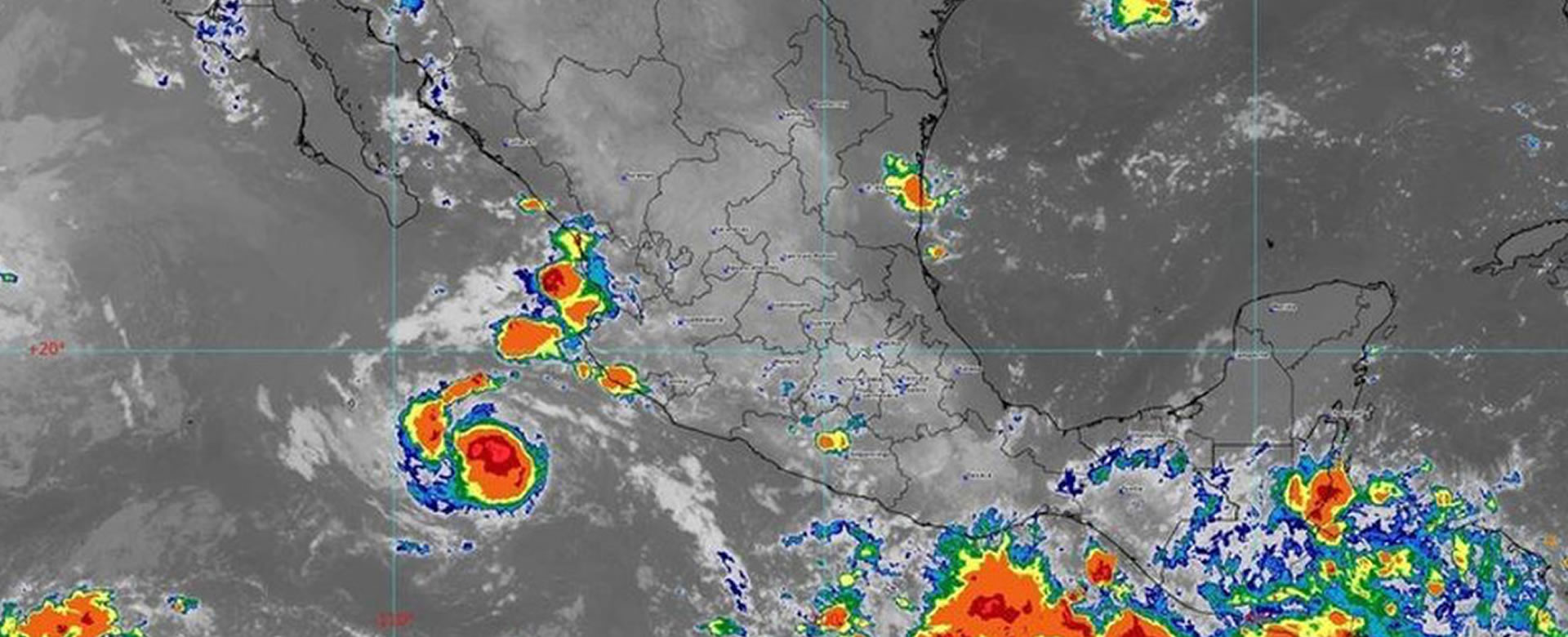 Anuncian formación de la tormenta tropical Newton en las costas de México