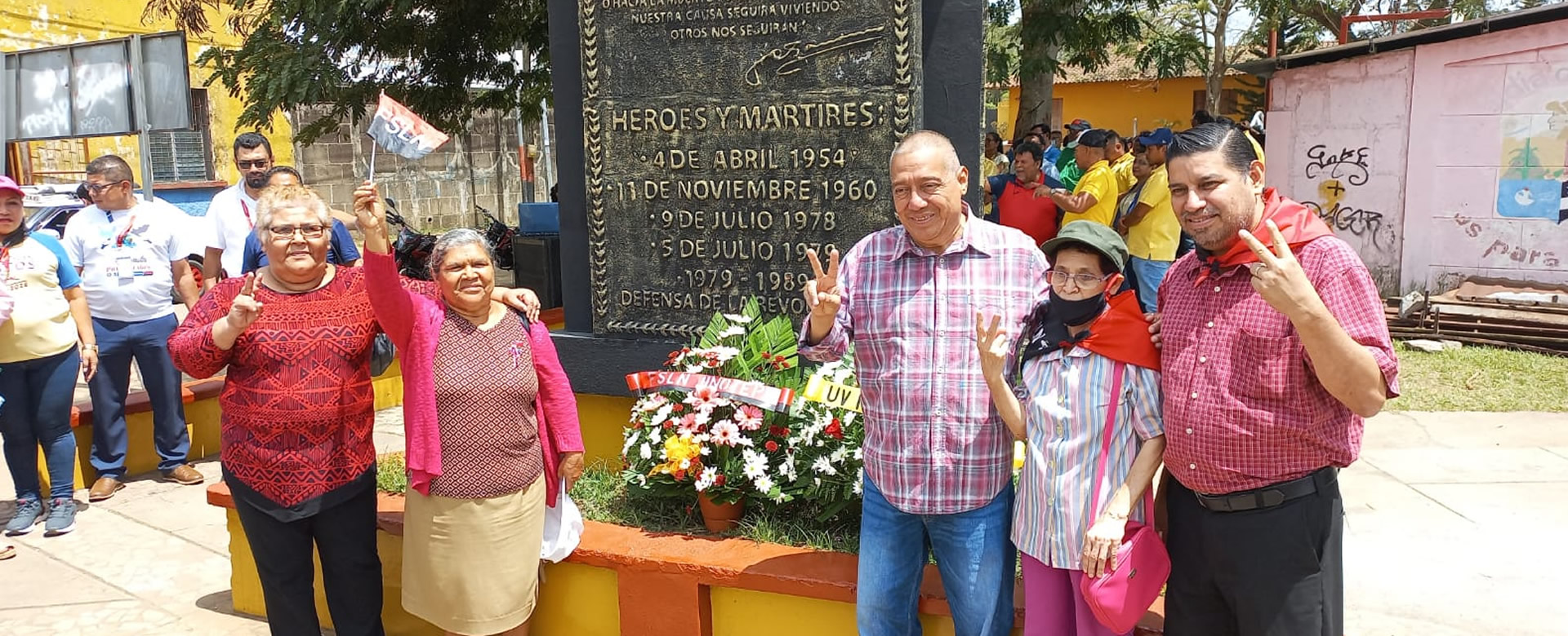 Militantes Sandinistas Celebran Día de la Dignidad Nacional en Jinotepe