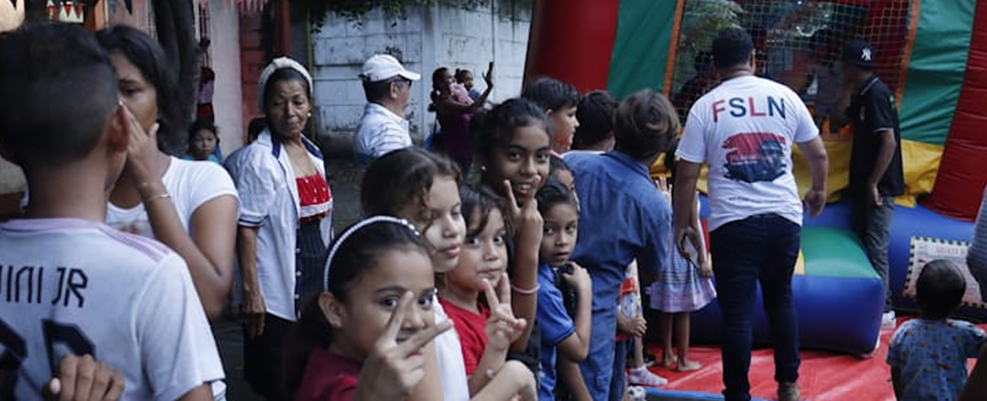 Managua tarde recreativa con niños y niñas del barrio Hilario Sánchez