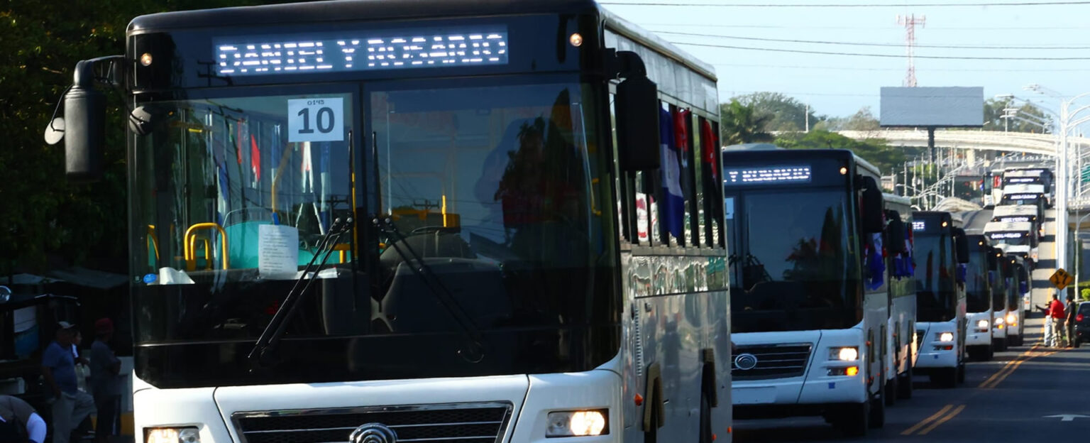 Llegan A Managua Nuevos Buses Procedentes De China