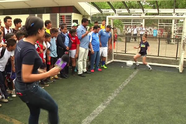 Inauguran nueva edición de la Liga Intercolegial de Fútbol “Carlos Amador”
