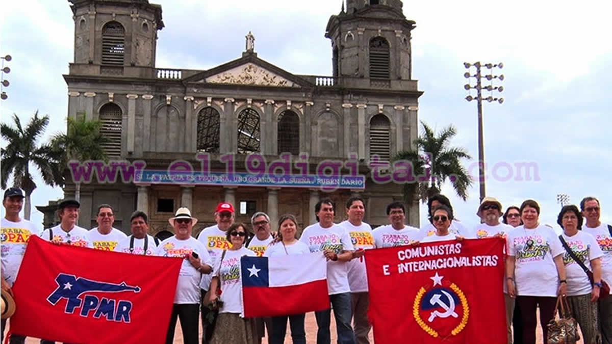 Delegación de internacionalistas de Chile participa de celebraciones previas al 37/19