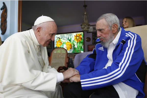 Mensaje del Papa Francisco por la partida física de Fidel