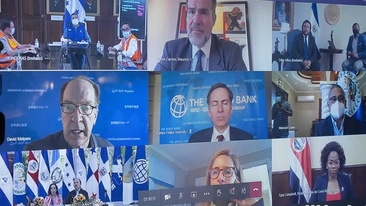 Presidente Daniel sostiene encuentro virtual con presidentes del BCIE, BM y BID
