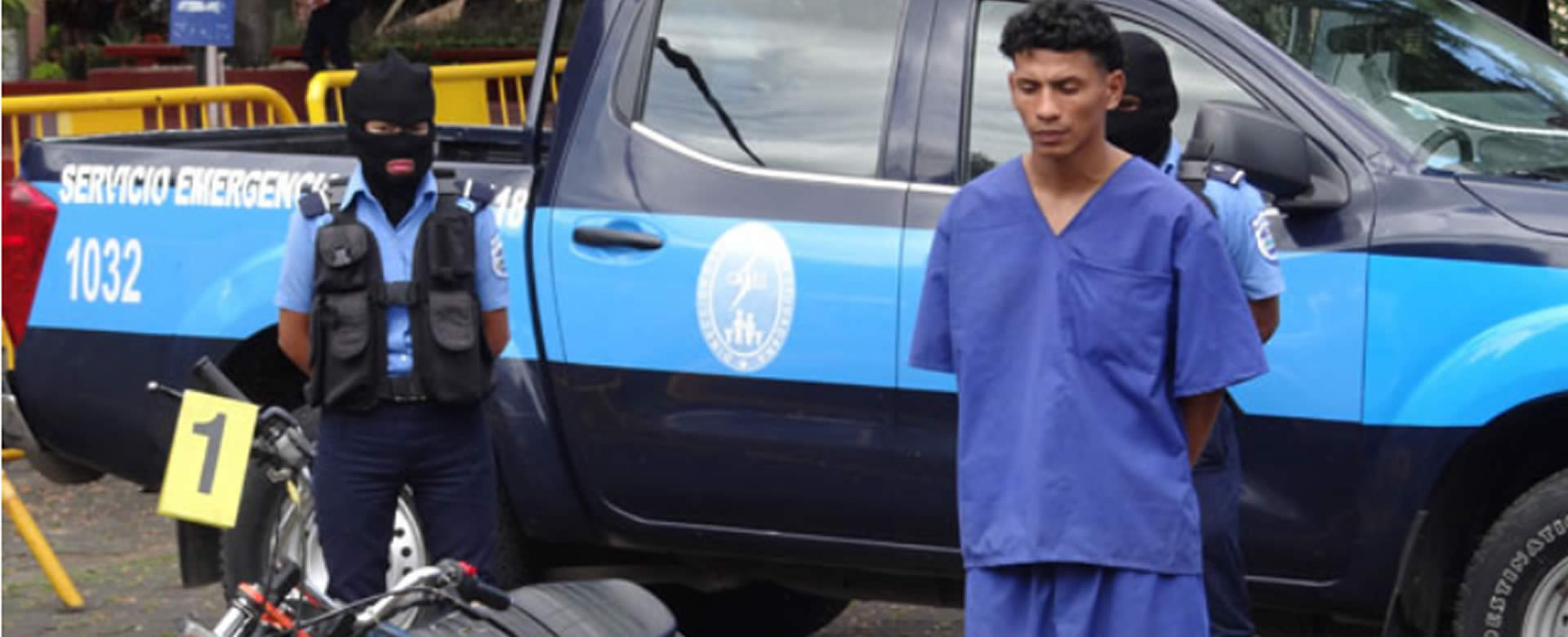 Policía asegura calles de Managua tras capturar en tiempo récord a peligroso homicida